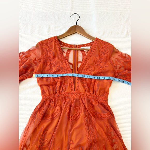 Honey Punch - As You Wish Embroidered Lace Romper - Picture 8 of 16